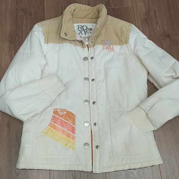 Roxy Nylon Puffer Jacket - Picture 3 of 10